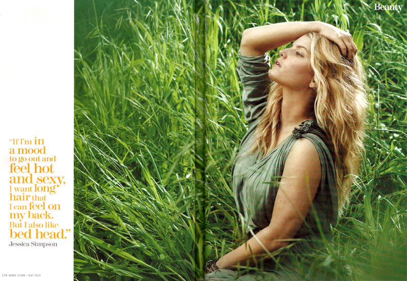 Illustration for article titled Gorgeous Gimmick: Jessica Simpson Without Retouching Or Makeup